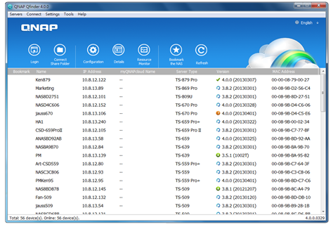 qfinder map network drive