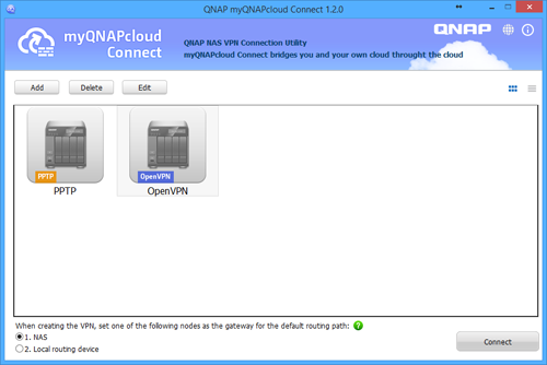 NAS Connection by VPN